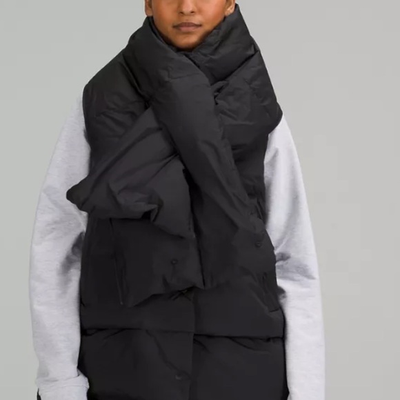 Lululemon Transformable Parka Black Size 6 Long Vest Removable Sections Down - Picture 8 of 16